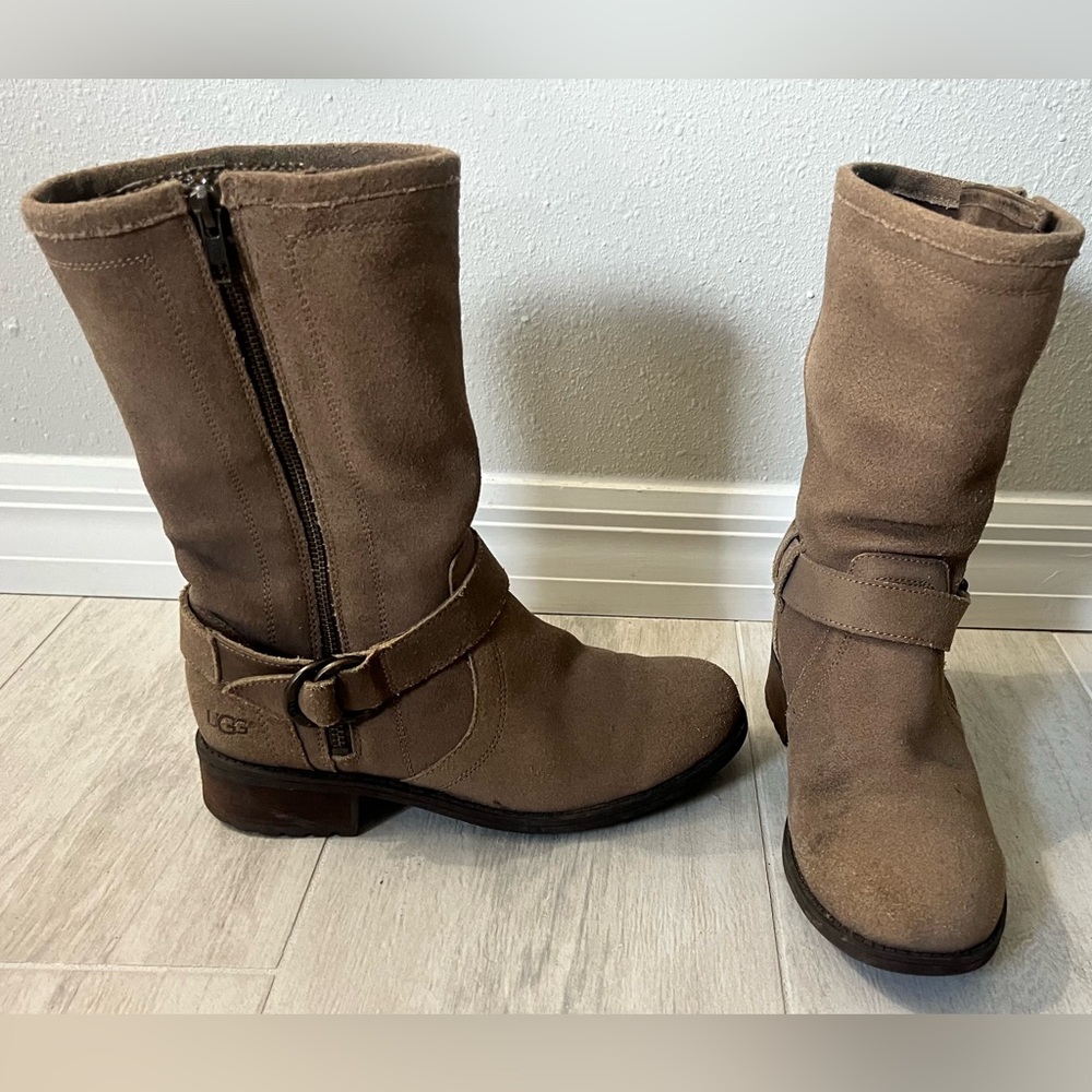 Ugg Suede Silva Biker Boot 8 - image 1